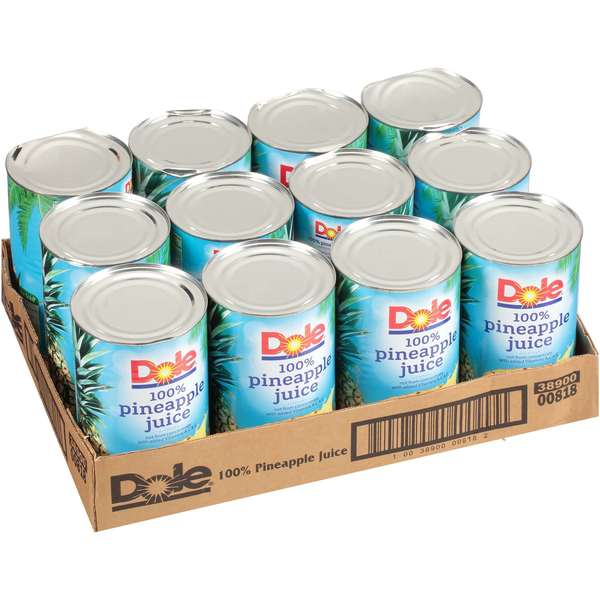 Dole Dole Juice Pineapple 46 fl. oz., PK12 00818